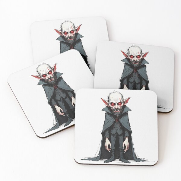 Item preview, Vampire cartoon illustration designed and sold by Vintage Designs +.