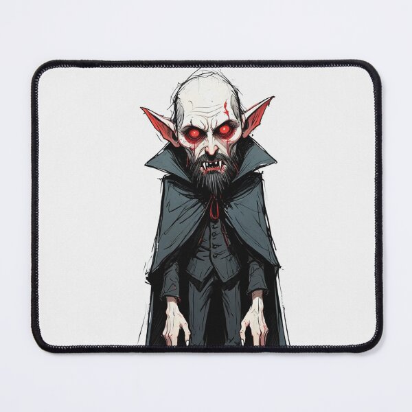 Item preview, Vampire cartoon illustration designed and sold by Vintage Designs +.