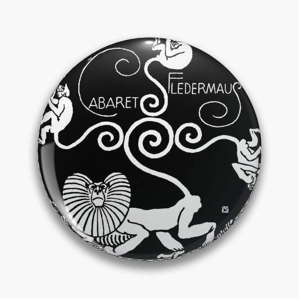 Item preview, Cabaret Fledermaus 1907 Moriz Jung Art Deco Secessionist Vienna designed and sold by Pixelchicken.