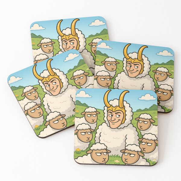 Item preview, Loki in Disguise – Sheep Costume Cartoon designed and sold by NorseDrip.