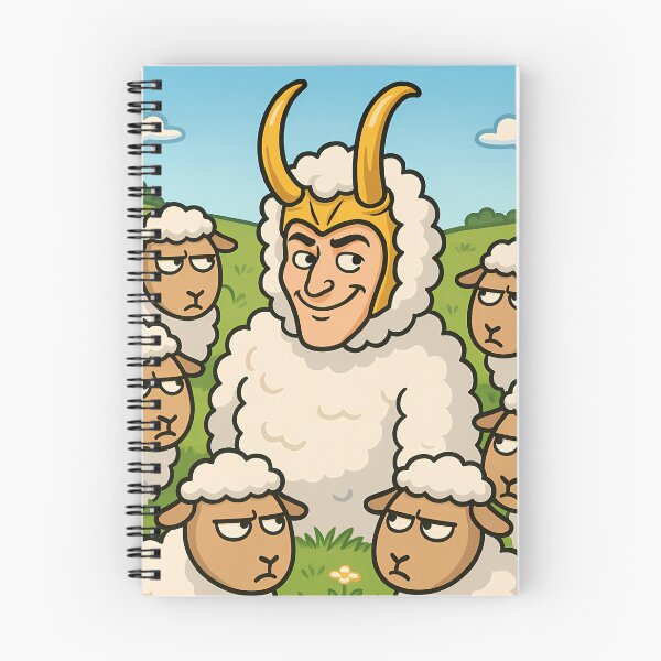 Item preview, Loki in Disguise – Sheep Costume Cartoon designed and sold by NorseDrip.