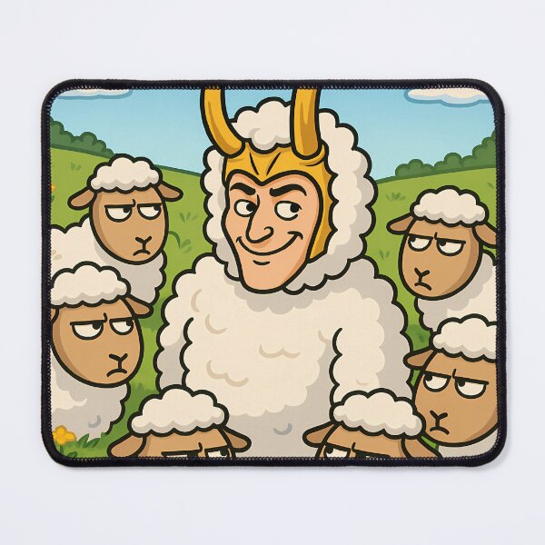 Item preview, Loki in Disguise – Sheep Costume Cartoon designed and sold by NorseDrip.