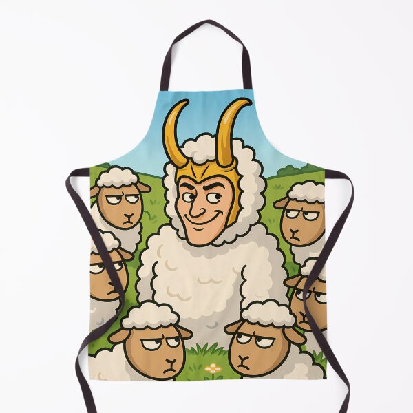Item preview, Loki in Disguise – Sheep Costume Cartoon designed and sold by NorseDrip.