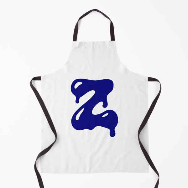 Item preview, Glossy Dark Blue Liquid Letter Z Typography Art designed and sold by uncoXab.