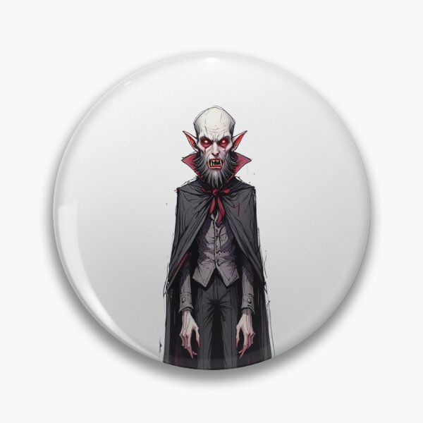 Item preview, Vampire cartoon illustration designed and sold by Vintage Designs +.