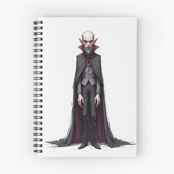 Item preview, Vampire cartoon illustration designed and sold by Vintage Designs +.