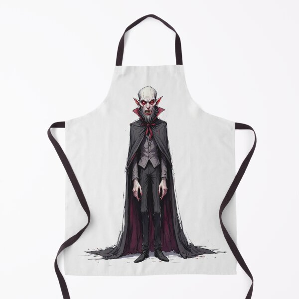 Item preview, Vampire cartoon illustration designed and sold by Vintage Designs +.