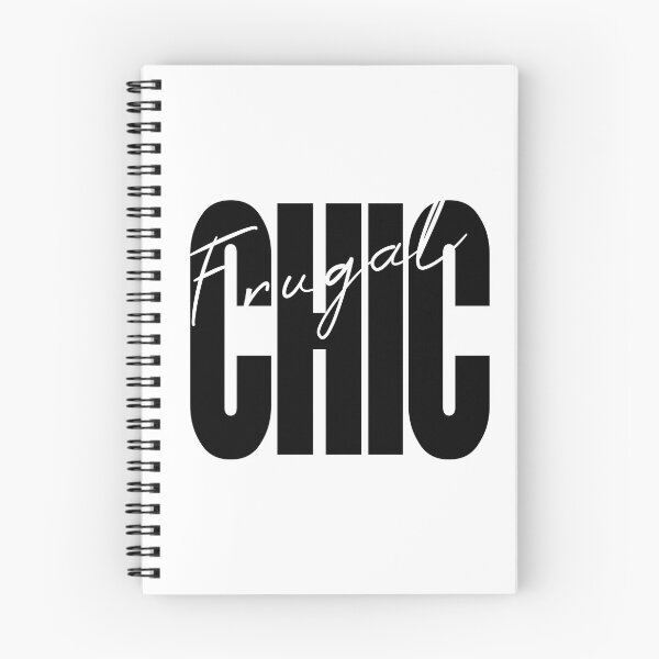 Item preview, Frugal Chic – Minimalist Elegant Quote Design designed and sold by Wild and Still Studio.