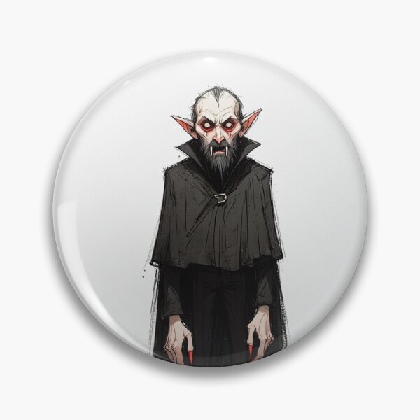 Item preview, Vampire cartoon illustration designed and sold by Vintage Designs +.