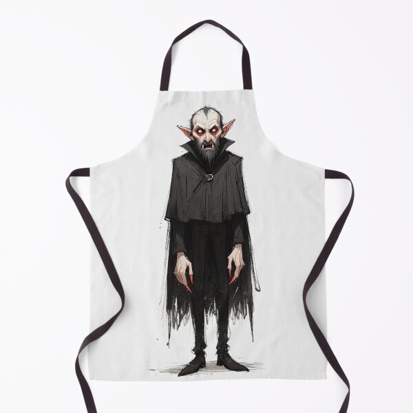 Item preview, Vampire cartoon illustration designed and sold by Vintage Designs +.