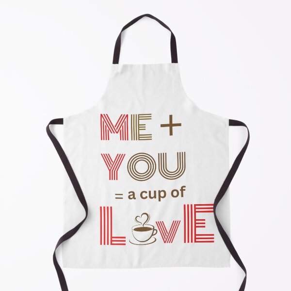 Item preview, ME + YOU = A Cup of Love | Romantic Coffee Quote designed and sold by V7CPrint.