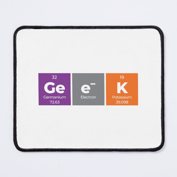 Item preview, Geek Periodic Table Horizontal Design – Funny Science Gift for Geeks, Students & Teachers designed and sold by Rodney's Marketplace.