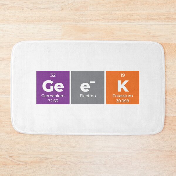 Item preview, Geek Periodic Table Horizontal Design – Funny Science Gift for Geeks, Students & Teachers designed and sold by Rodney's Marketplace.