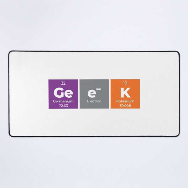 Item preview, Geek Periodic Table Horizontal Design – Funny Science Gift for Geeks, Students & Teachers designed and sold by Rodney's Marketplace.