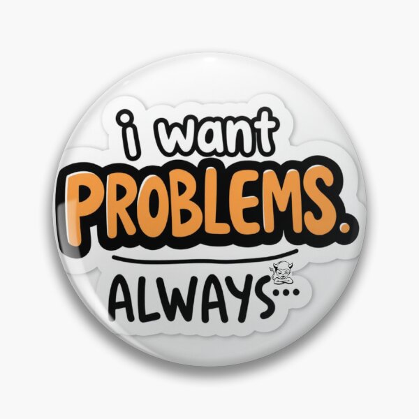 Item preview, I Want Problems Meme Sticker – Funny Nollywood Quote Vinyl Sticker designed and sold by Tiwtiws.