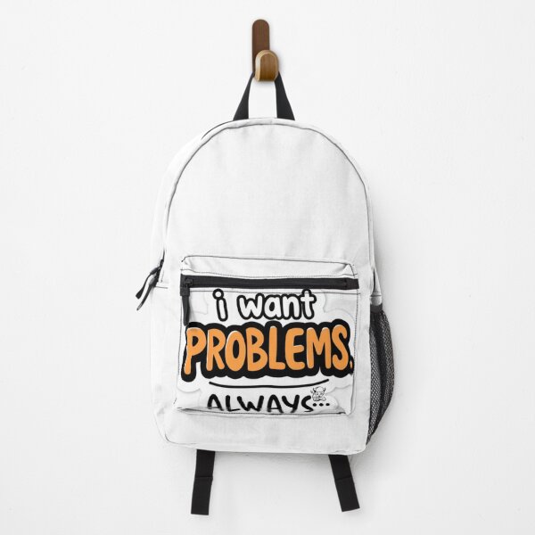 Item preview, I Want Problems Meme Sticker – Funny Nollywood Quote Vinyl Sticker designed and sold by Tiwtiws.