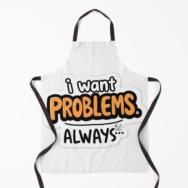 Item preview, I Want Problems Meme Sticker – Funny Nollywood Quote Vinyl Sticker designed and sold by Tiwtiws.
