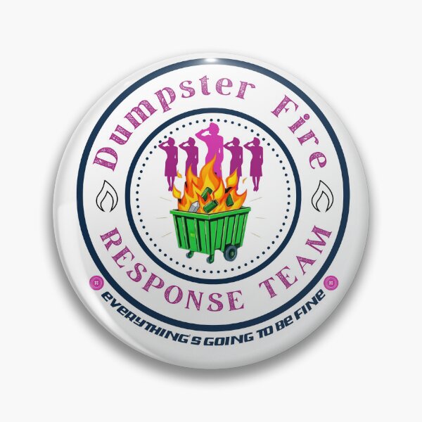 Item preview, Pink Women's, "Dumpster Fire Response Team" Version#2 designed and sold by Holy Coast Threads (Formerly ChristianFlower).