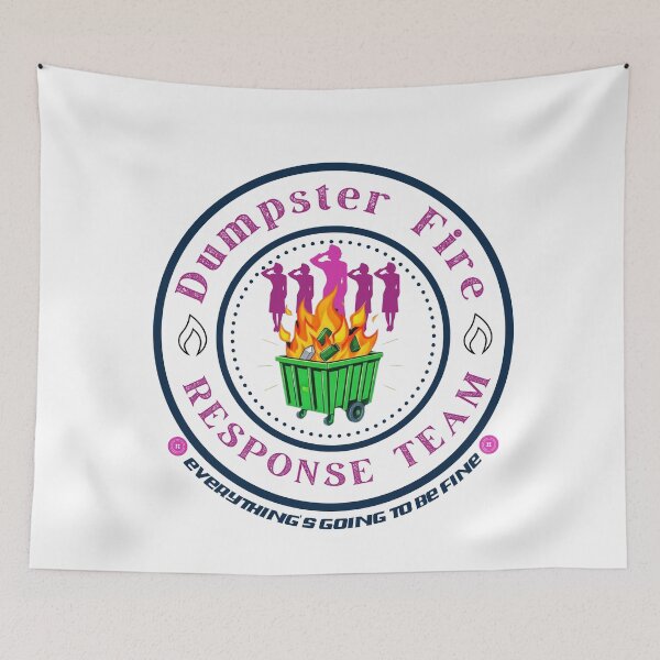Item preview, Pink Women's, "Dumpster Fire Response Team" Version#2 designed and sold by Holy Coast Threads (Formerly ChristianFlower).