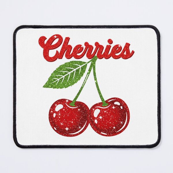 Item preview, Glitter Effect Red Cherries designed and sold by Claustronautas.