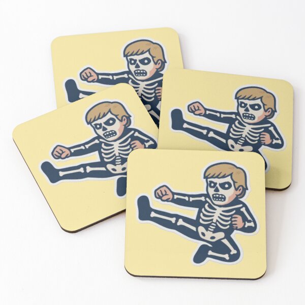 Item preview, The Karate Kid Trilogy Cuties Collection - Johnny Lawrence - Skeleton Costume designed and sold by CleverCulture.