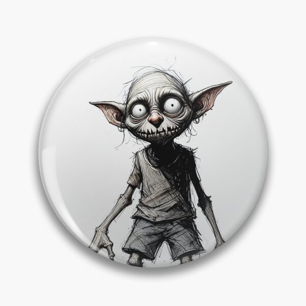 Item preview, Cute cartoon Hobgoblin goblin character illustration designed and sold by Vintage Designs +.