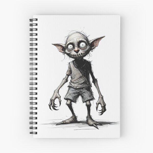 Item preview, Cute cartoon Hobgoblin goblin character illustration designed and sold by Vintage Designs +.