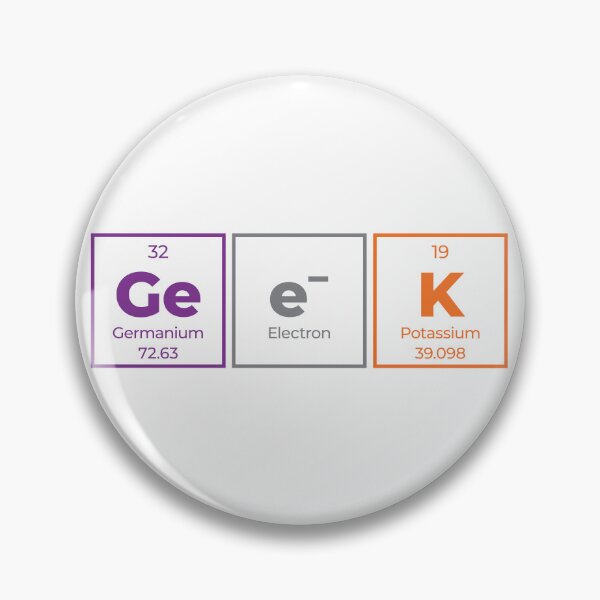 Item preview, Geek Periodic Table Outline Horizontal Design – Minimalist Funny Science Gift for Geeks designed and sold by Rodney's Marketplace.