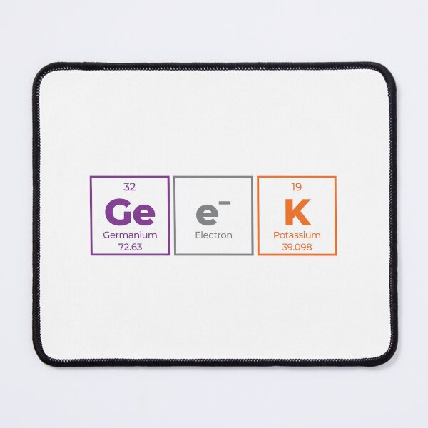 Item preview, Geek Periodic Table Outline Horizontal Design – Minimalist Funny Science Gift for Geeks designed and sold by Rodney's Marketplace.