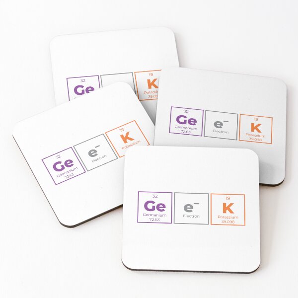 Item preview, Geek Periodic Table Outline Horizontal Design – Minimalist Funny Science Gift for Geeks designed and sold by Rodney's Marketplace.