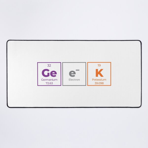 Item preview, Geek Periodic Table Outline Horizontal Design – Minimalist Funny Science Gift for Geeks designed and sold by Rodney's Marketplace.