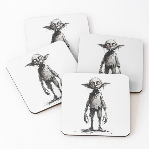 Item preview, Cute cartoon Hobgoblin goblin character illustration designed and sold by Vintage Designs +.