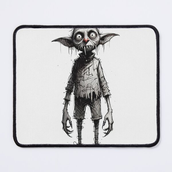 Item preview, Cute cartoon Hobgoblin goblin character illustration designed and sold by Vintage Designs +.