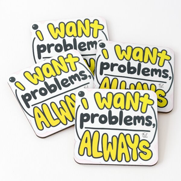 Item preview, I Want Problems Meme Sticker – Funny Nollywood Quote Vinyl Sticker designed and sold by Tiwtiws.