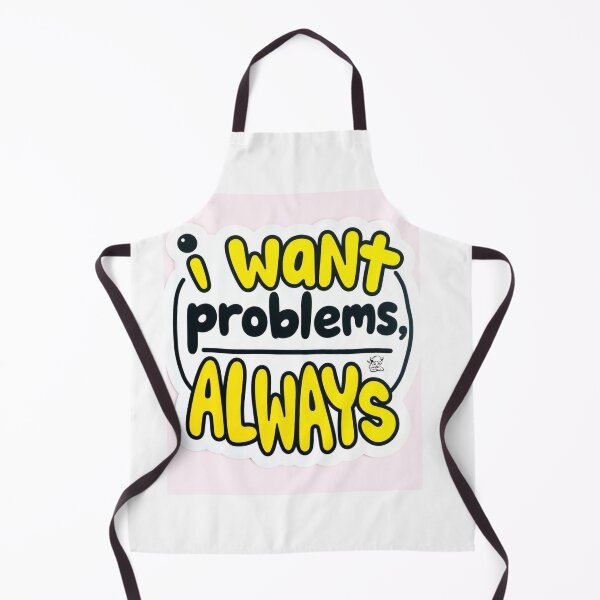 Item preview, I Want Problems Meme Sticker – Funny Nollywood Quote Vinyl Sticker designed and sold by Tiwtiws.