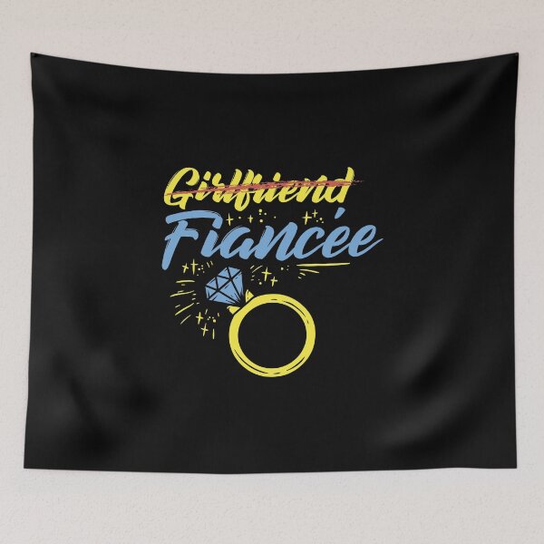 Item preview, Girlfriend Fiancee - Engagement Marriage proposal love designed and sold by anziehend.
