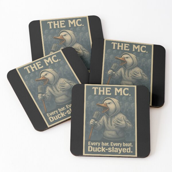 Item preview, The MC Duck Vintage Design Every Bar Every Beat Duck-slayed designed and sold by TeeTimeTreasure.