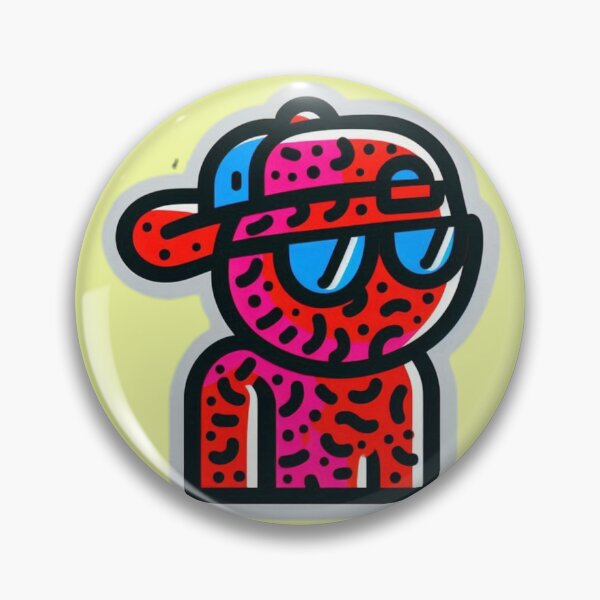 Item preview, Keith Haring Inspired Pop Art Bold Streetwear  Sticker Design designed and sold by bestoftrendy.