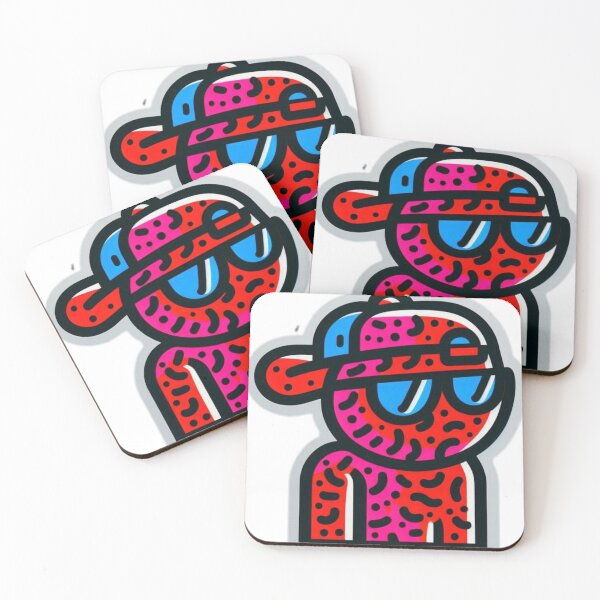 Item preview, Keith Haring Inspired Pop Art Bold Streetwear  Sticker Design designed and sold by bestoftrendy.