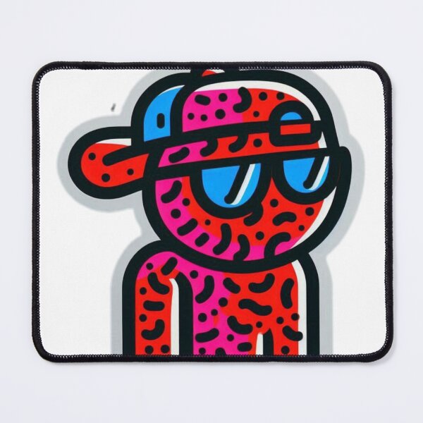 Item preview, Keith Haring Inspired Pop Art Bold Streetwear  Sticker Design designed and sold by bestoftrendy.