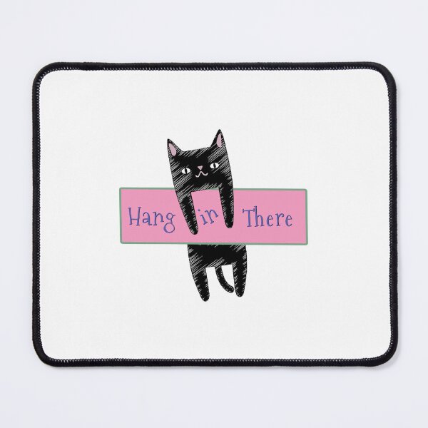 Item preview, Hang in There with Black Cat designed and sold by elizdesigns.