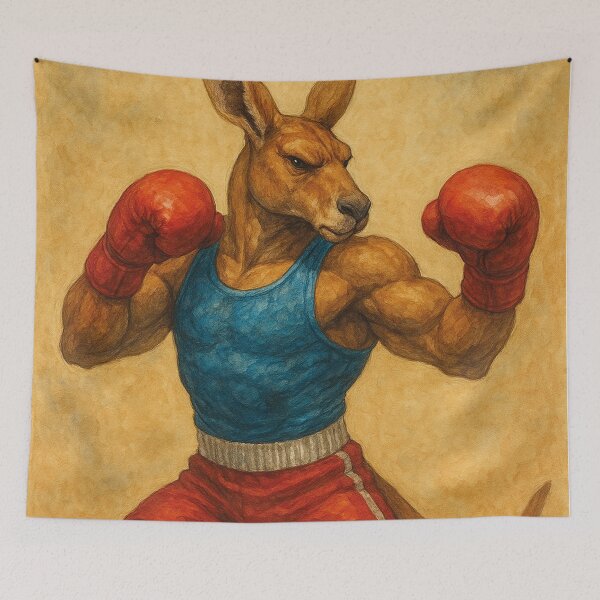 Item preview, strong boxer, cool kangaroo designed and sold by Mauswohn.