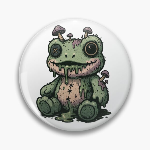 Item preview, Cursed Plush Frog designed and sold by ResinandRelics.