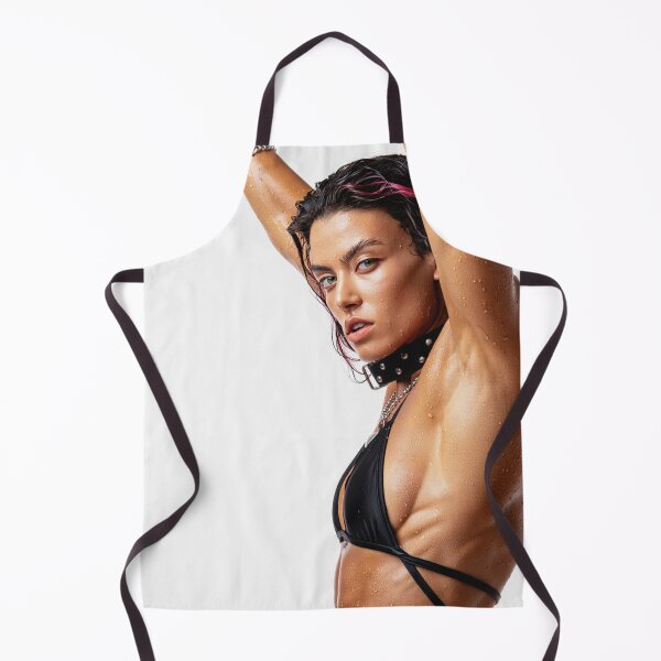 Item preview, Beautiful sexy gym woman posing with her arms up showing her armpits sweating designed and sold by Vintage Designs +.
