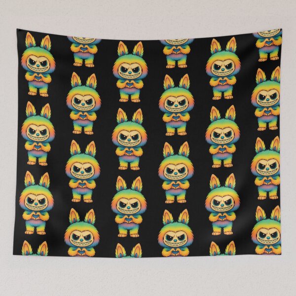 Item preview, Rainbow Monster Cute Creepy Character Art designed and sold by Dreamiz.