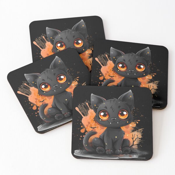 Item preview, Spooky-Cute Halloween Cat designed and sold by Meiersbeste.