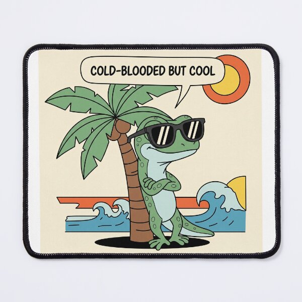Item preview, lizard meme |cold blooder but cool designed and sold by sketchlab-co.