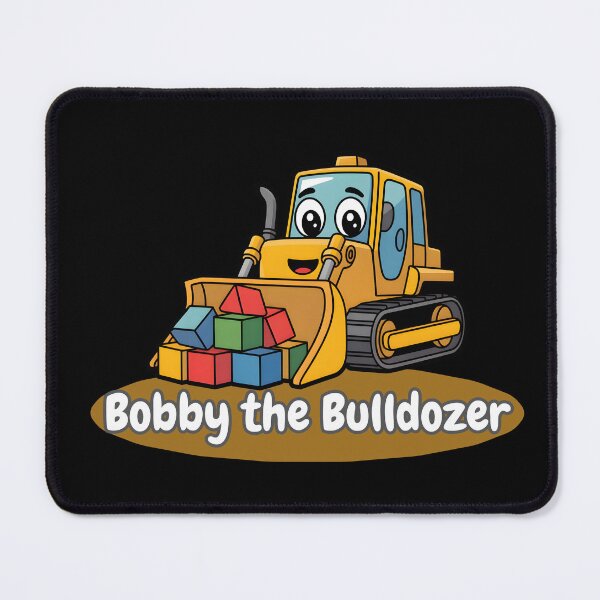 Item preview, Bobby the Bulldozer – Cute Cartoon Construction Sticker for Kids designed and sold by ArtistanForge.