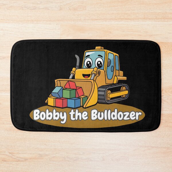 Item preview, Bobby the Bulldozer – Cute Cartoon Construction Sticker for Kids designed and sold by ArtistanForge.