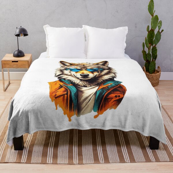 Item preview, Cool Wolf with Sunglasses designed and sold by digishops.